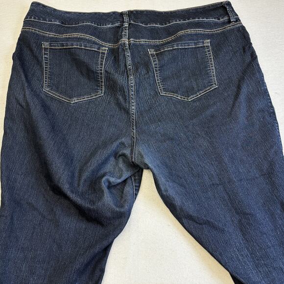 Torrid Jeans Womens 24R Blue Denim 3 Button Zipper Leg Jegging Pants Plus Size - Picture 8 of 9